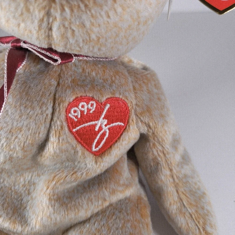 1999 Ty Beanie Baby Signature Bear w/ Tag Errors Retired 5th Gen Tush Tag Mint